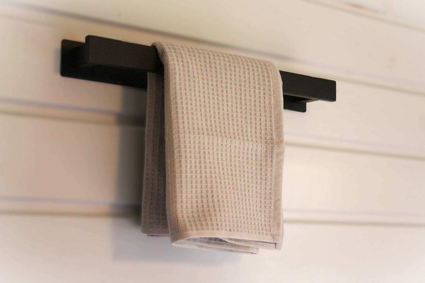 Sleek Adhesive Towel Bar