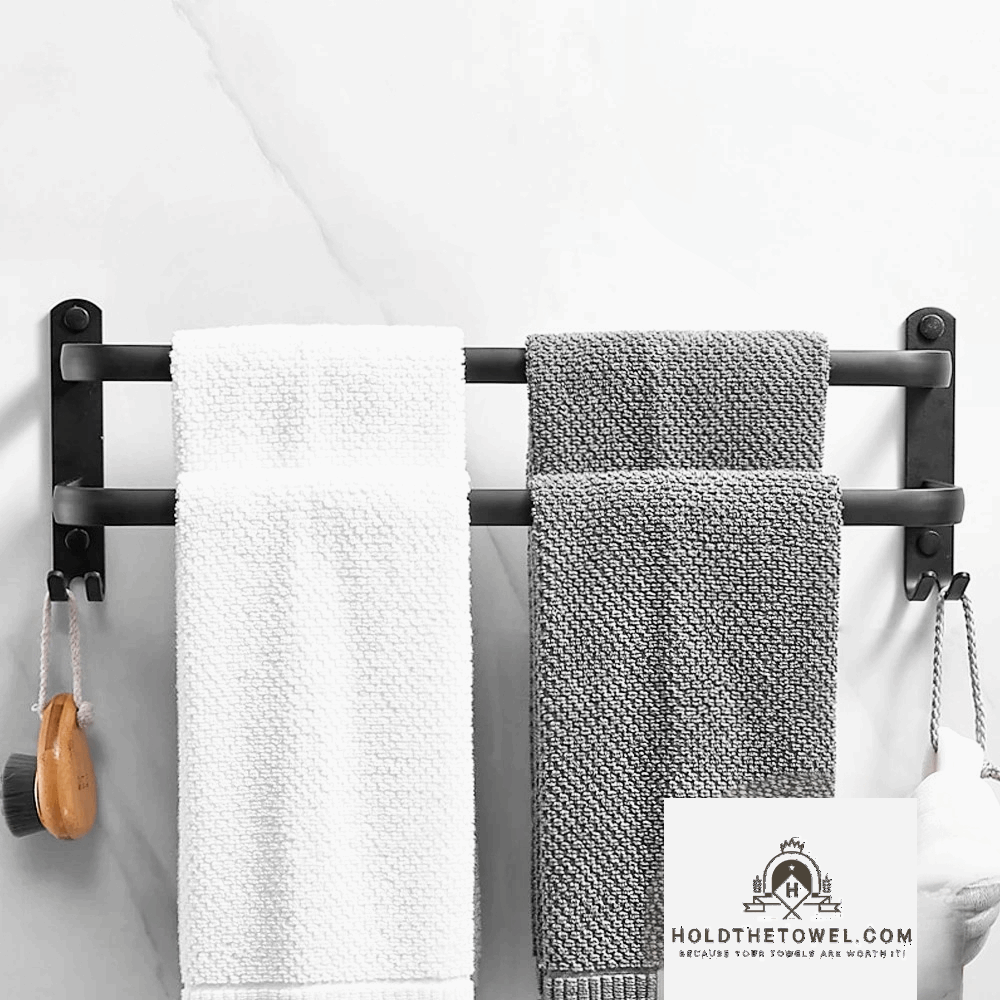 Towel Bar with Hooks
