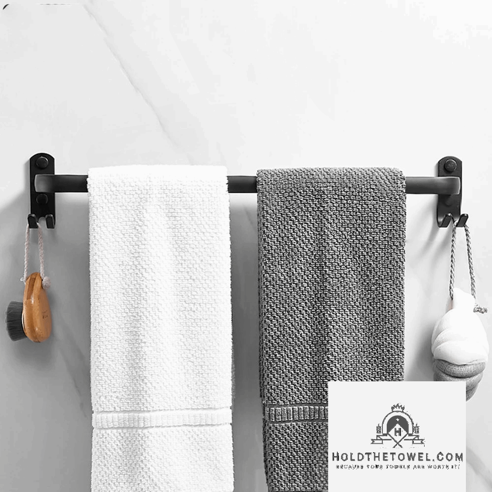 Towel Bar with Hooks