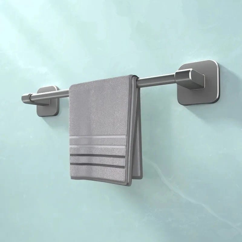 No-Drill Bathroom Towel Bar