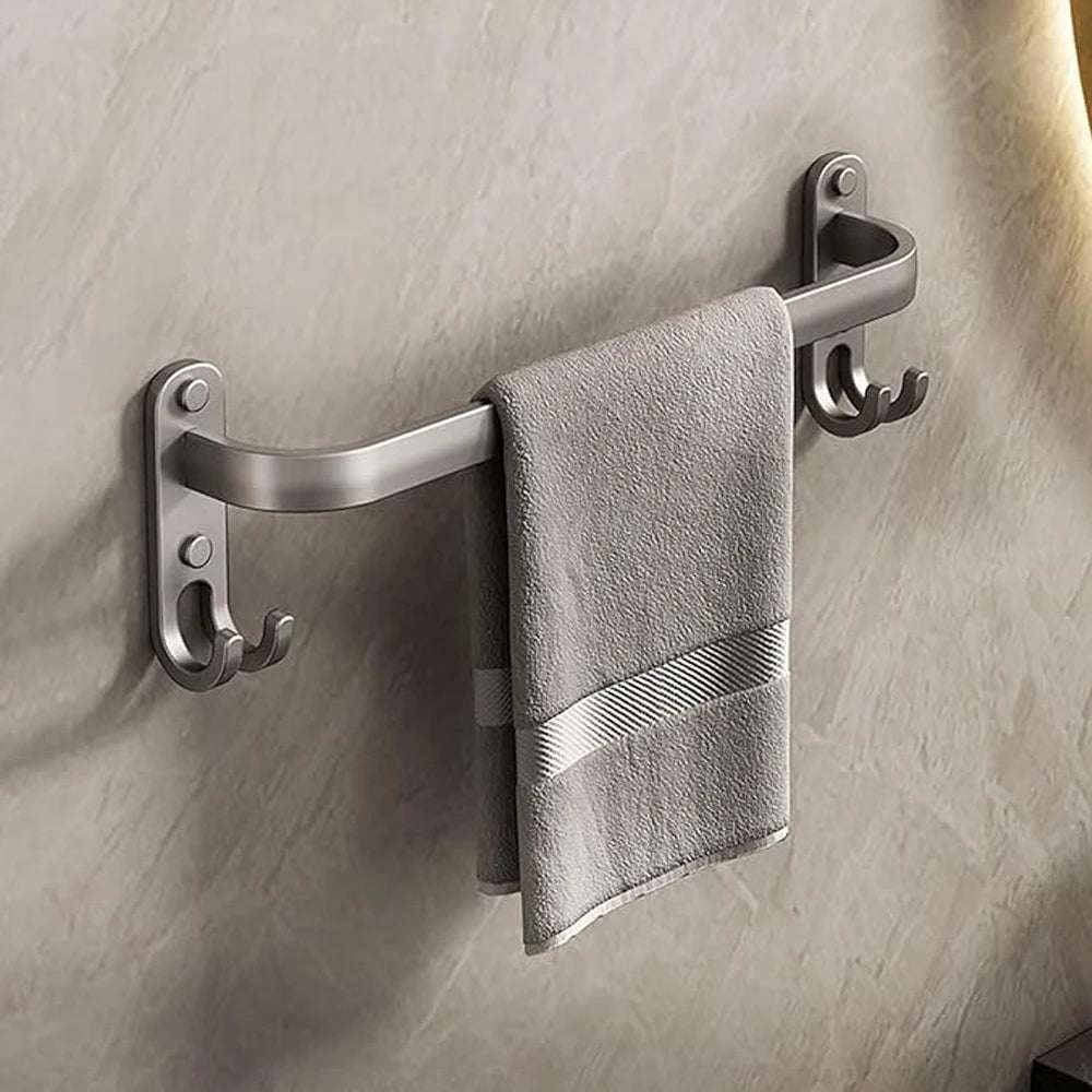 Towel Bar with Hooks