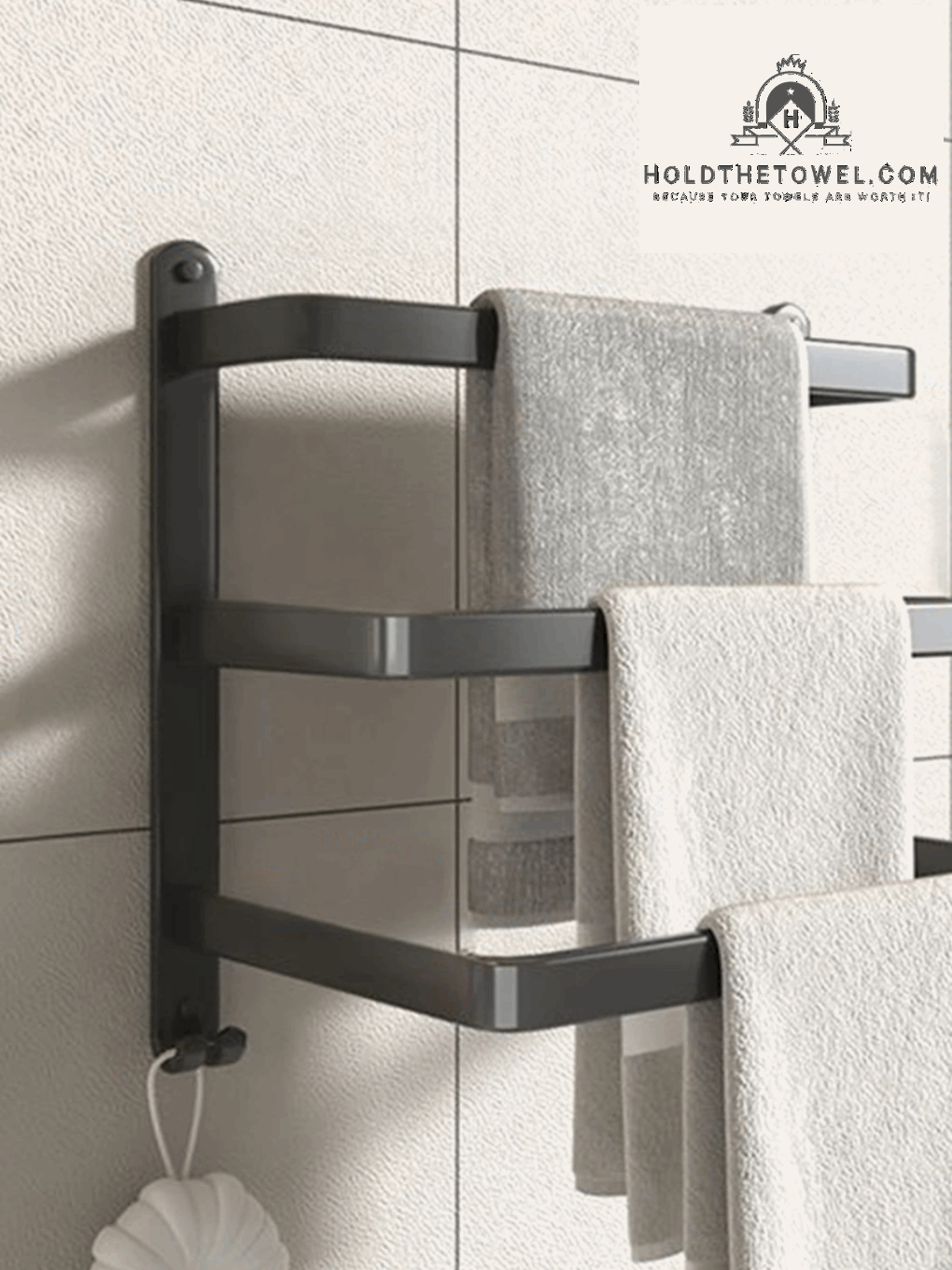 Towel Bar with Hooks