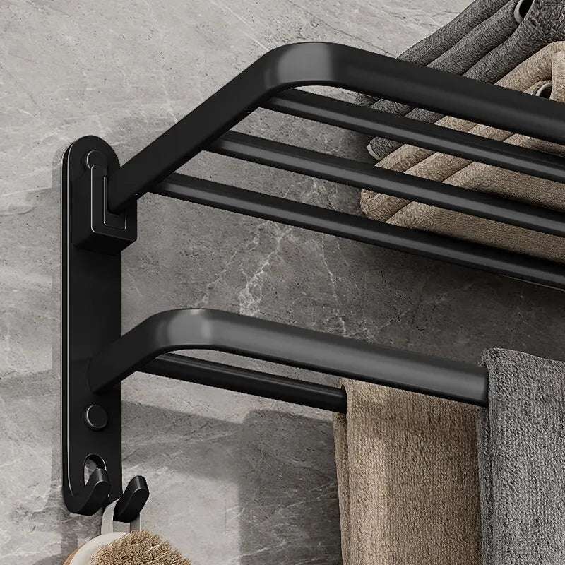 Wall-Mounted Towel Rack
