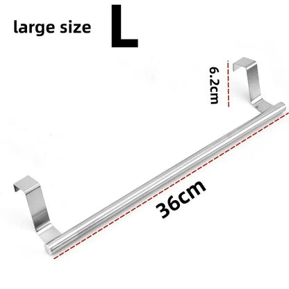 Stainless Steel Over-Door Towel Rack