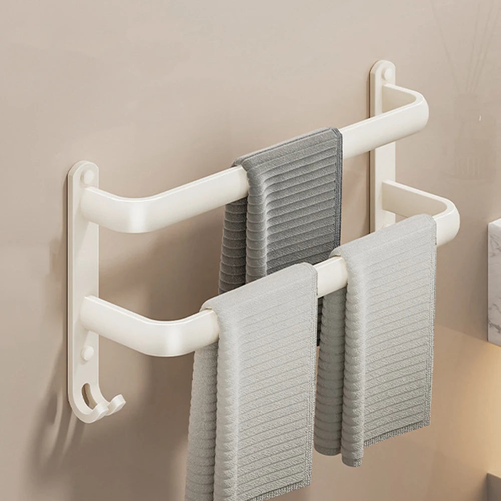 Towel Bar with Hooks
