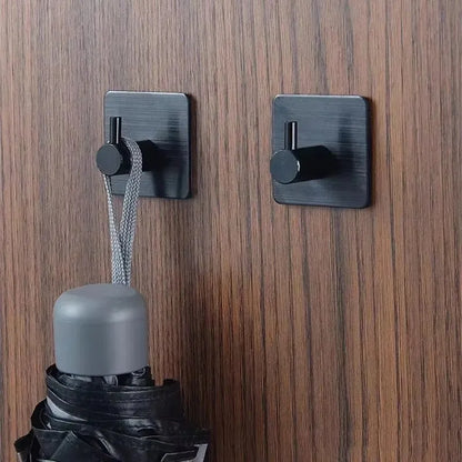 4-Piece Stainless Steel Wall Hook Set