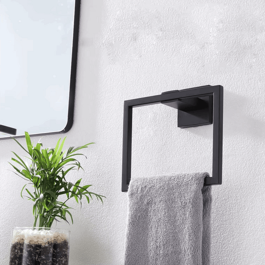 Wall Mounted Square Shaped Towel Holder